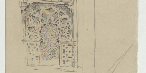 image for: Marià Fortuny - Portada d&#039;estil musulmà - Cap a 1870-1872