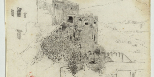 image for: Marià Fortuny - Alcassaba de Tetuan - 1860
