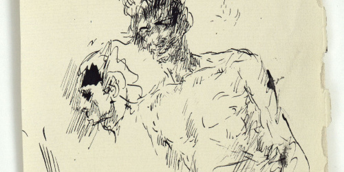 image for: Marià Fortuny - Estudi per al quadre «Estudi de vell» - Cap a 1870