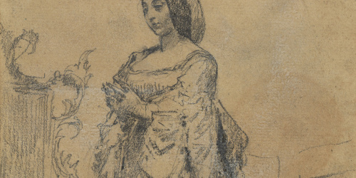 image for: Marià Fortuny - Còpia de l&#039;estàtua d&#039;Isabel la Catòlica - Cap a 1867-1872