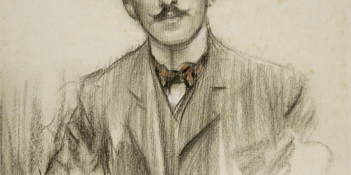 image for: Ramon Casas - Retrat de Joaquín Álvarez Quintero - 1904
