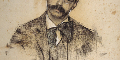 image for: Ramon Casas - Retrat de Gabriel Alomar - Cap a 1906-1908