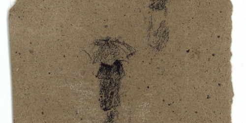 image for: Marià Fortuny - Croquis de figures amb paraigües - Cap a 1867-1868