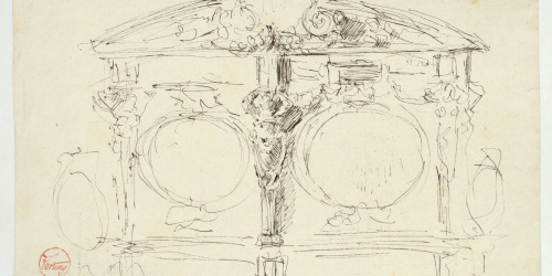 image for: Marià Fortuny - Ornament arquitectònic - Cap a 1867-1870