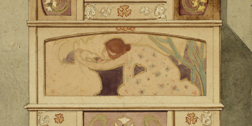 image for: Gaspar Homar - Armari escriptori amb plafons de marqueteria - Cap a 1900-1906