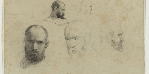 image for: Marià Fortuny - Caps de marroquins - Cap a 1860-1862