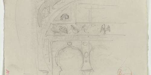 image for: Marià Fortuny - Detall d&#039;una portada d&#039;estil musulmà - Cap a 1868-1872