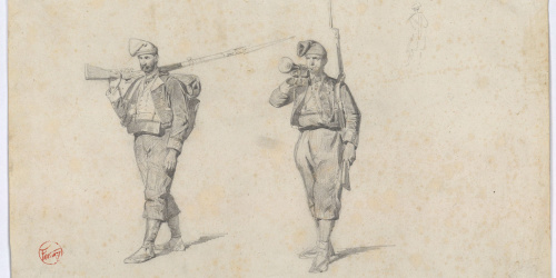 image for: Marià Fortuny - Voluntaris catalans de la guerra d&#039;Àfrica - 1860