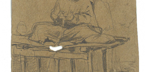 image for: Marià Fortuny - Artesà marroquí - Cap a 1860-1862