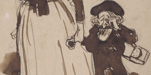 image for: Ramon Casas - El noy de «La mare» (caricatura de Santiago Rusiñol) - 1907