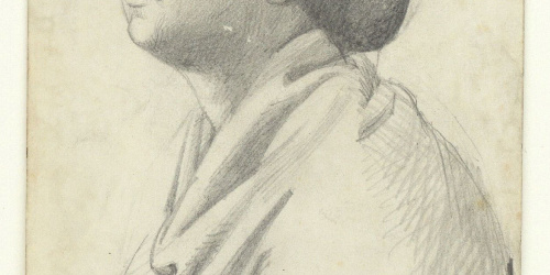 image for: Marià Fortuny - Bust de dona - Cap a 1857-1858