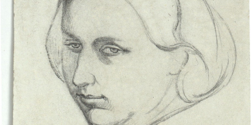 image for: Marià Fortuny - Bust femení - Cap a 1856-1858