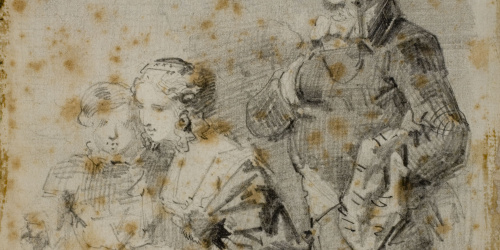 image for: Marià Fortuny - A la llotja - Cap a 1853-1858