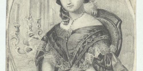image for: Marià Fortuny - Retrat de dama - 1859