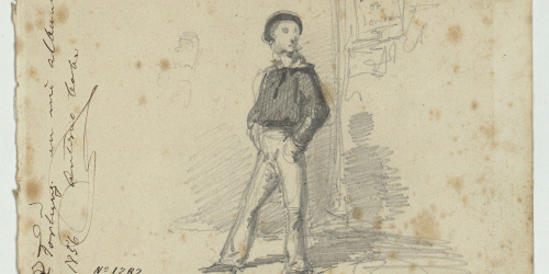 image for: Marià Fortuny - Mariner anglès - Cap a 1856-1858