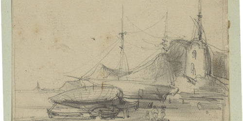 image for: Marià Fortuny - Vista marítima - Cap a 1853-1856