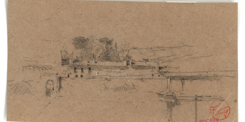 image for: Marià Fortuny - Paisatge marroquí - Cap a 1860-1862