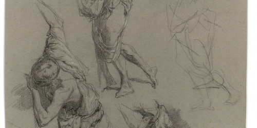 image for: Marià Fortuny - Marroquí ferit. Estudi per al quadre «La batalla de Tetuan» - Cap a 1860-1862
