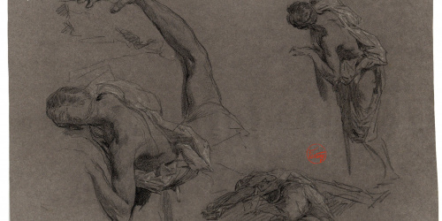 image for: Marià Fortuny - Marroquí ferit. Estudi per al quadre «La batalla de Tetuan» - Cap a 1860-1862