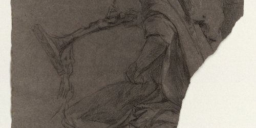 image for: Marià Fortuny - Mohazni (soldat reial) a cavall. Estudi per al quadre «La batalla de Tetuan» - Cap a 1860-1862