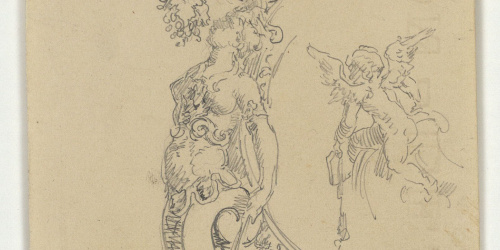 image for: Marià Fortuny - Estudi per al quadre «L&#039;elecció de la model» [?] - Cap a 1868
