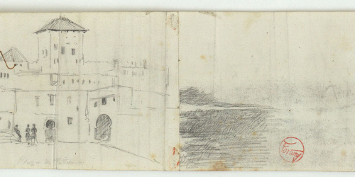 image for: Marià Fortuny - Plaza de Tetuán (anvers) / Plaza de Tetuán (revers) - Cap a 1860