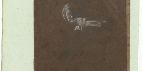 image for: Marià Fortuny - Estudi acadèmic de figura masculina - Cap a 1856-1858