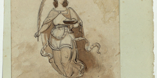 image for: Marià Fortuny - Santa Àgata - Cap a 1856-1858