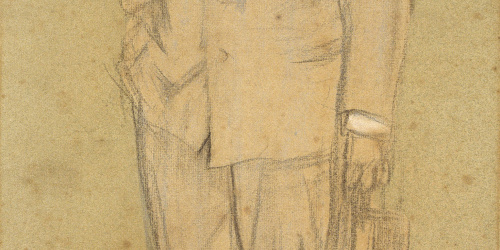image for: Ramon Casas - Retrat de Josep Puig i Cadafalch - Cap a 1897-1899