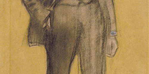 image for: Ramon Casas - Retrat de Ramon Pichot - Cap a 1897-1899