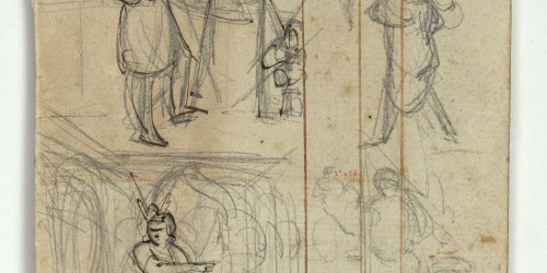 image for: Marià Fortuny - Estudis de composició - Cap a 1856-1858