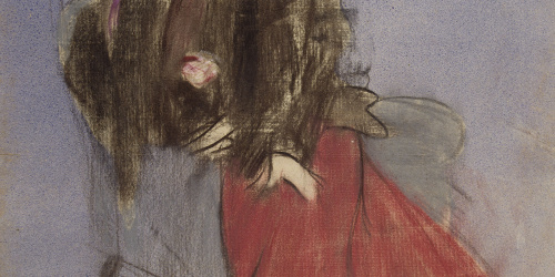 image for: Ramon Casas - Retrat de Gabrielle Réjane - 1899