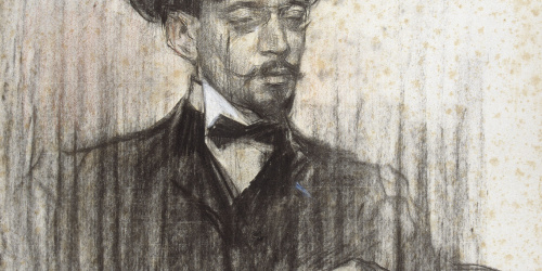 image for: Ramon Casas - Retrat de Joan Pujal - Cap a 1903-1905