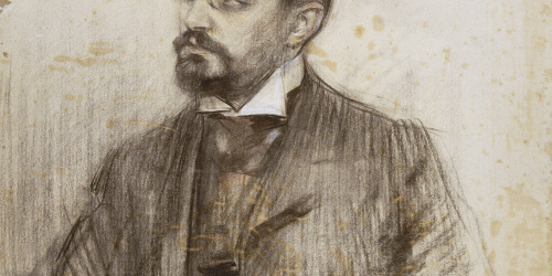 image for: Ramon Casas - Retrat de Josep Puig i Cadafalch - Cap a 1906