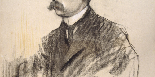 image for: Ramon Casas - Retrat d&#039;Albert Bastardas - Cap a 1905-1908