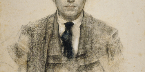 image for: Ramon Casas - Retrat d&#039;Eugeni d&#039;Ors - Cap a 1906-1907