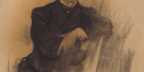 image for: Ramon Casas - Retrat d&#039;Ettore Paladini - 1900