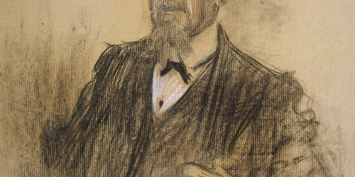 image for: Ramon Casas - Retrat de Melcior de Palau - Cap a 1904-1906