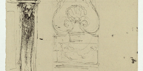 image for: Marià Fortuny - Estudi per al quadre «L&#039;elecció de la model» - Cap a 1868-1870