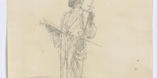 image for: Marià Fortuny - Estudi per al quadre «Músics àrabs» - Cap a 1872