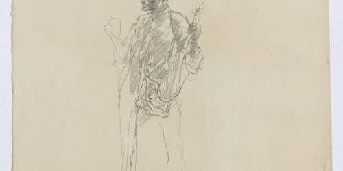 image for: Marià Fortuny - Estudi per al quadre «Músics àrabs» - Cap a 1872