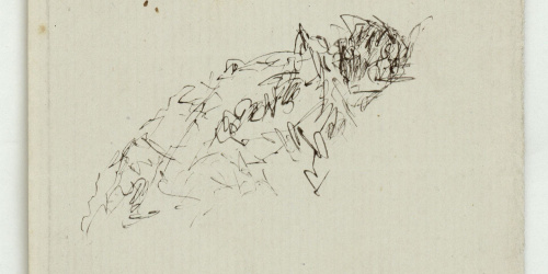 image for: Marià Fortuny - Estudi per al quadre «Platja de Portici» - Cap a 1867-1874