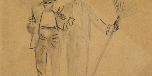 image for: Ramon Casas - Autoretrat amb Mr. Deering - Cap a 1909