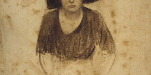image for: Ramon Casas - Bust femení - Cap a 1890-1900