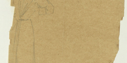 image for: Marià Fortuny - Calc d'home d'època medieval - Cap a 1867-1872