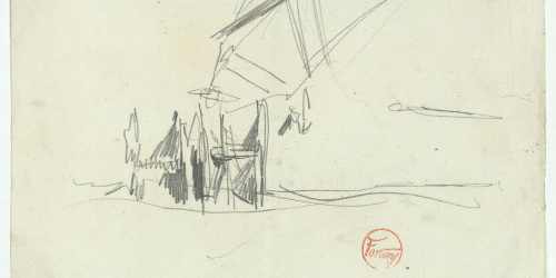 image for: Marià Fortuny - Croquis inconcret - Cap a 1867-1874
