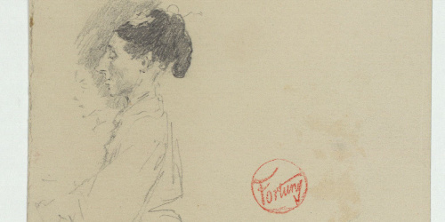 image for: Marià Fortuny - Retrats femenins - Cap a 1870-1874