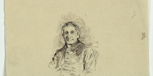 image for: Marià Fortuny - Retrat masculí - Cap a 1867-1872