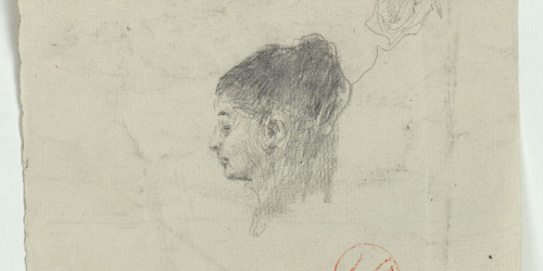 image for: Marià Fortuny - Cap femení - Cap a 1867-1872