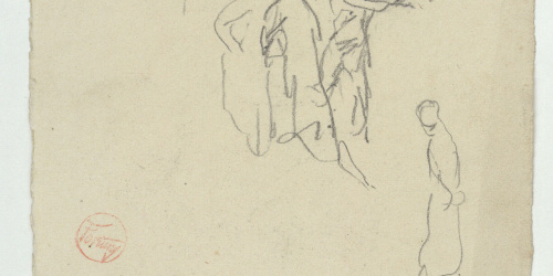 image for: Marià Fortuny - Croquis de figures - Cap a 1867-1872